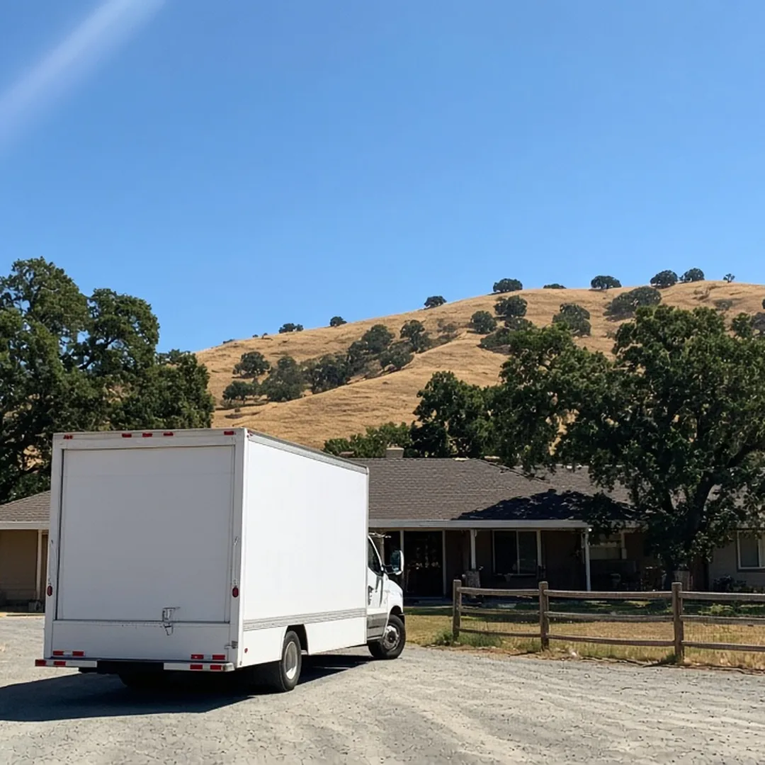 Cleanup truck arriving at a Peninsula home